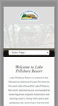 Mobile Screenshot of lakepillsburyresort.com